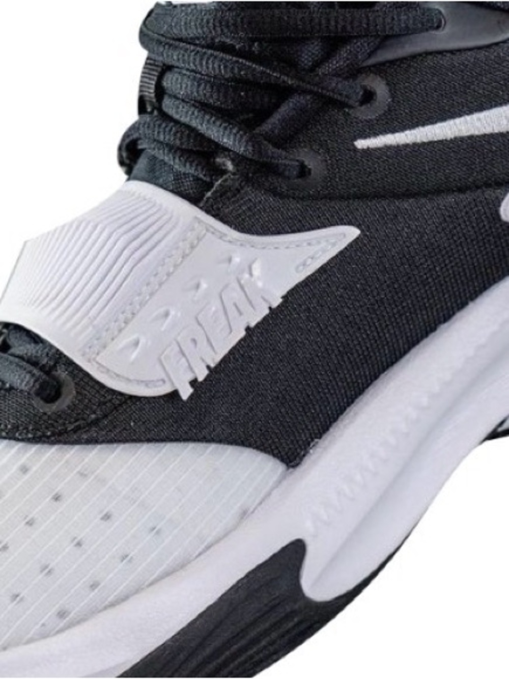 NEW [Nike] Zoom Freak 3 Black/White Athletic Basketball Shoes Sneakers Mens 12 - Picture 5 of 14